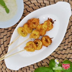 Tortellini au jambon cru frite