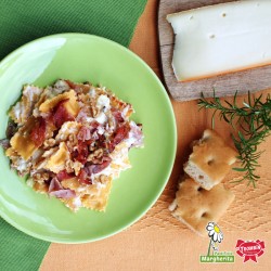 Con speck e formaggio