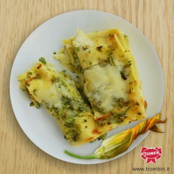 Lasagne zucchini e fiori
