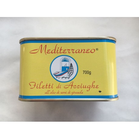 ACCIUGHE SICILIANE SOTT'OLIO 700GR
