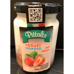 YOGURT PITTALIS IN VETRO ALLA FRAGOLA 140 GR