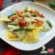 Agnolotti piemontesi con crema di fagiolini e taleggio