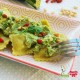 Agnolotti di magro con zucchine, pinoli e bacche di goji